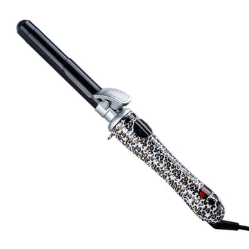 Leopard print automatic curly fringe hair curler ceramic temperature control rotating electric coil big wave patented products