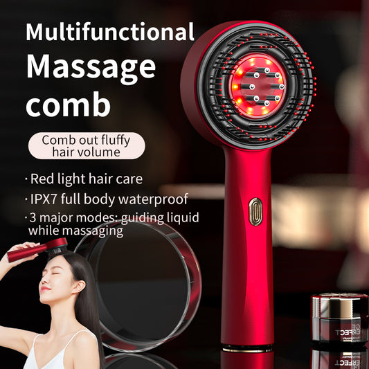 All-in-One Brush,Cordless Electric Massager for Scalp & Hair