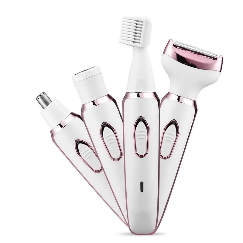 Multi Purpose Razor 4 in 1 Multifunctional Electric Razor, Rechargeable Hair Removal Tool