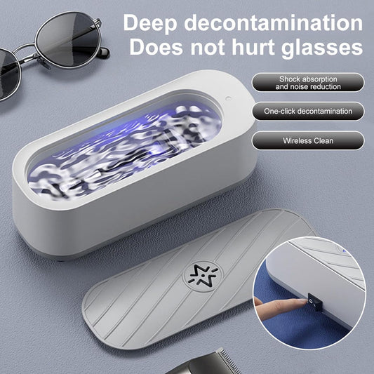 【wavy chic】Clean Pod Ultrasonic Cleaner, Cleanpod Ultrasonic Cleaner, Ultrasonic Cleaner Machine for Eye Glasses，Jewelry.