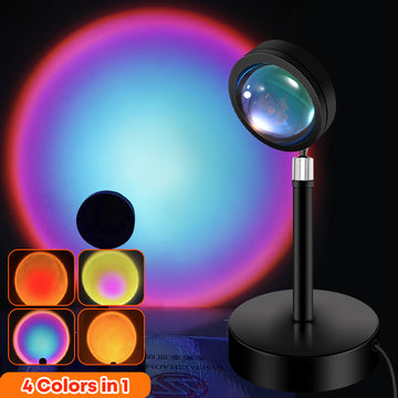 Sunset Lamp Projector Led Night Light for Photography Make up Bedroom Atmosphere Projection Wall Decoration Interior lighting